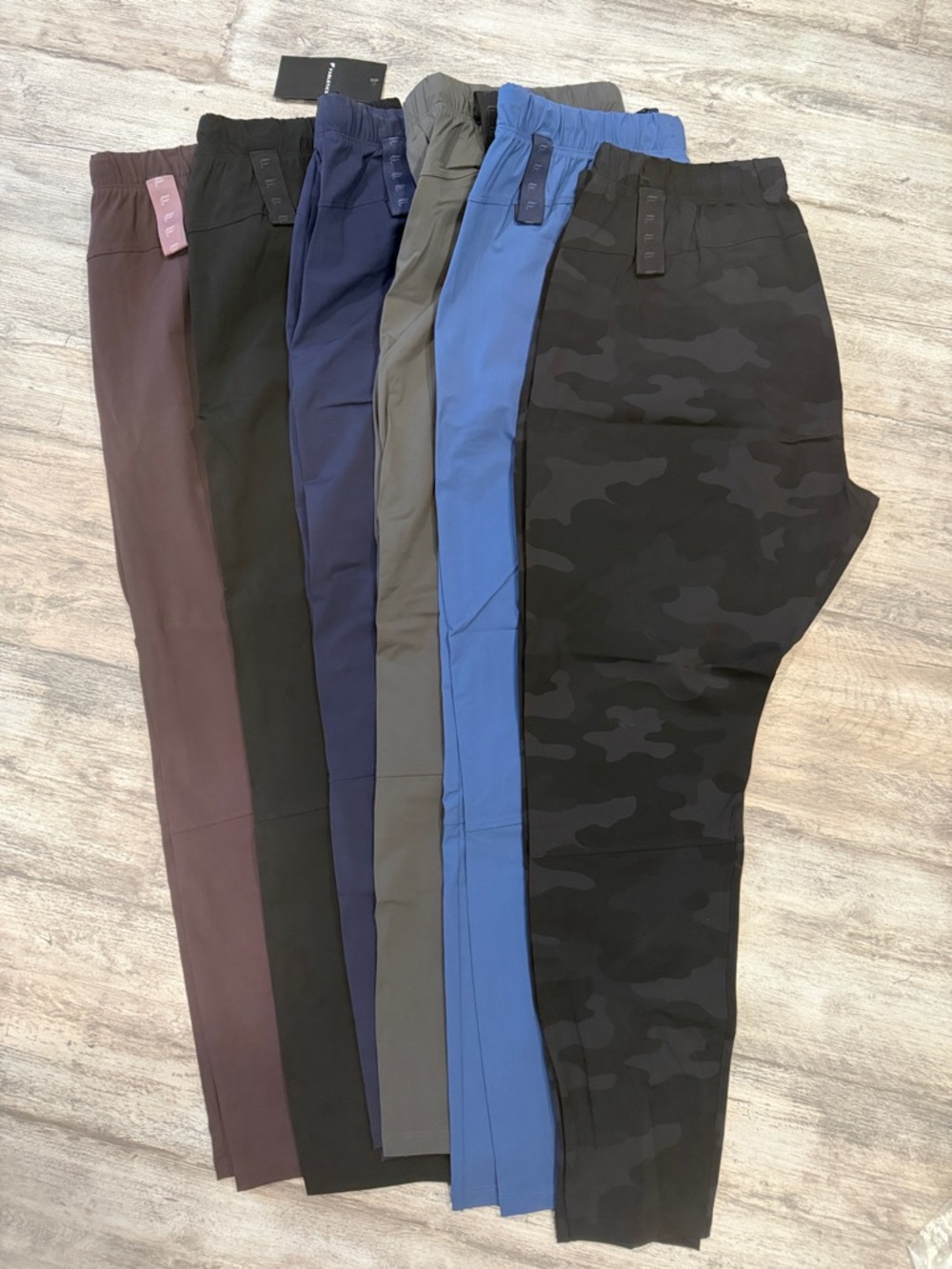 Fabletics Men's The One Active Taper Joggers - Sz M - Short 30” inseam - 5 pairs